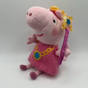Peppa Princess TY Original Beanie BabiesPeppa Pig Stuffie 8in (SKU: 590TO)